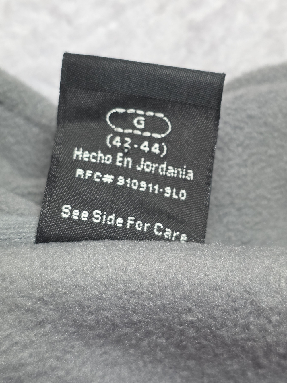 Starter Mens L Gray Navy Quarter Zip Fleece Pullover Colorblock - Picture 5 of 10